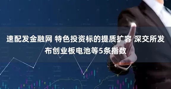 速配发金融网 特色投资标的提质扩容 深交所发布创业板电池等5条指数